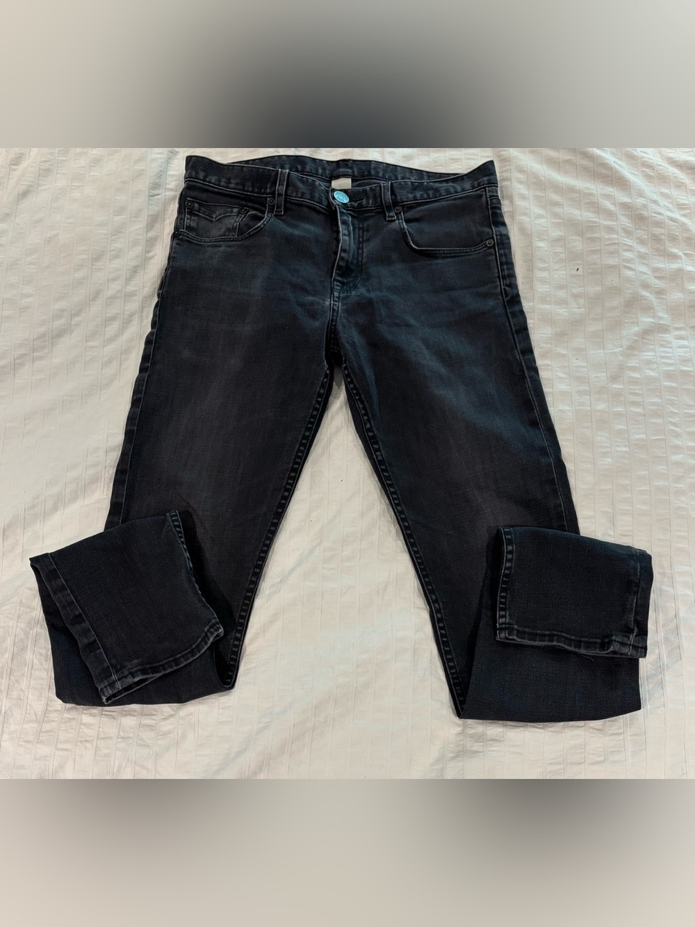 BURBERRY BRIT Black Jeans Menβs Size 29 32 Straight Leg